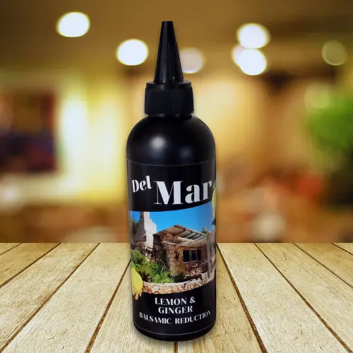 lemon and ginger delmar balsamic reduction