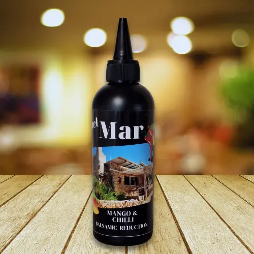 mango and chilli delmar balsamic reduction
